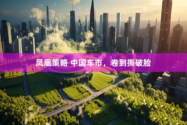 凤凰策略 中国车市，卷到撕破脸